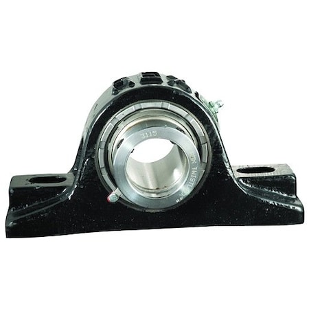 Rexnord Pillow Block Bearing, 2 Bolt Pillow Block, 2-7/16 in. Bore, 3 in. Base to Center Height ZP3207